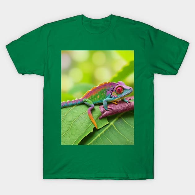 Now you see me, cute chameleon T-Shirt by Love of animals